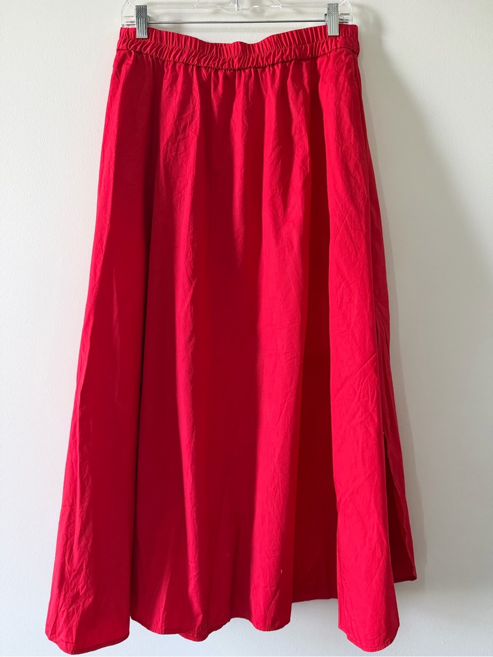 Madewell Red A-Line Maxi Skirt - Picture 4 of 8